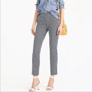 J Crew Martie Pant in Windowpane Print
